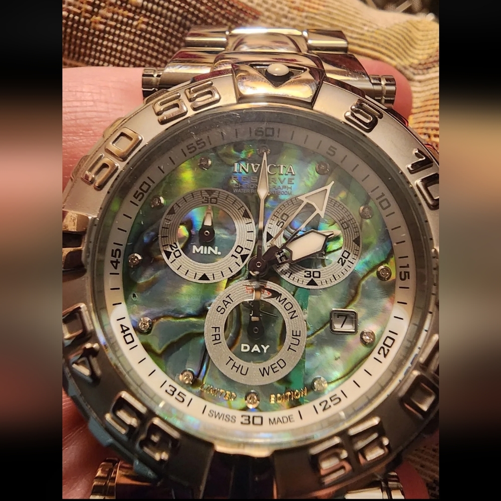 Invicta Subaqua Quartz Mens Watch/ 0.05 Carat Diamonds